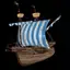 Blue Fishing Ship