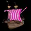 Pink Fishing Ship