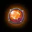 Small Framed Amber