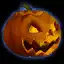 Creepy Pumpkin Head