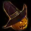 Creepy Wizard Pumpkin Head
