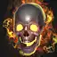 Burning Skull Mask