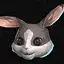Giant Rabbit Head