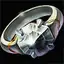 White Hair Ring