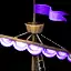 Purple Ship Sail